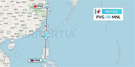 MU7311 Flight Status China Eastern Airlines Shanghai To Manila CES7311