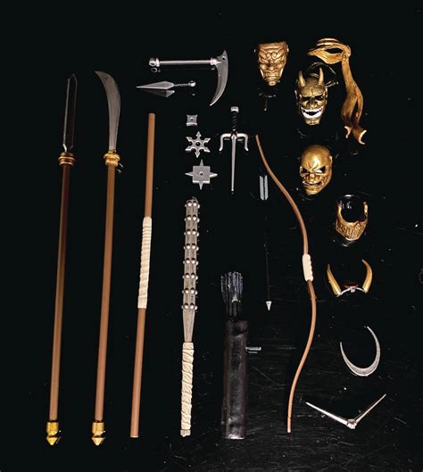 SEP228212 - ARTICULATED ICONS NINJA WEAPONS PACK (Net) - Previews World
