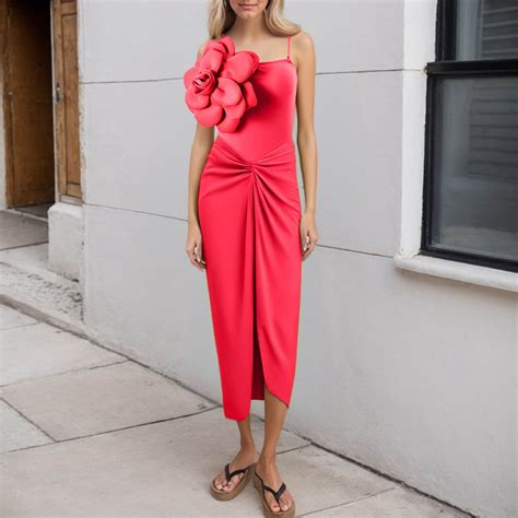 Hand D Flowers Detachable Shoulder Strap Swimsuit And Sarong Bikini Woman Bikini Swimsuit