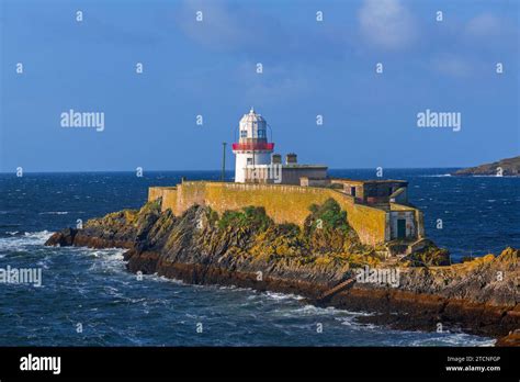 Rotten Island Lighthouse Killybegs County Donegal Ireland Stock