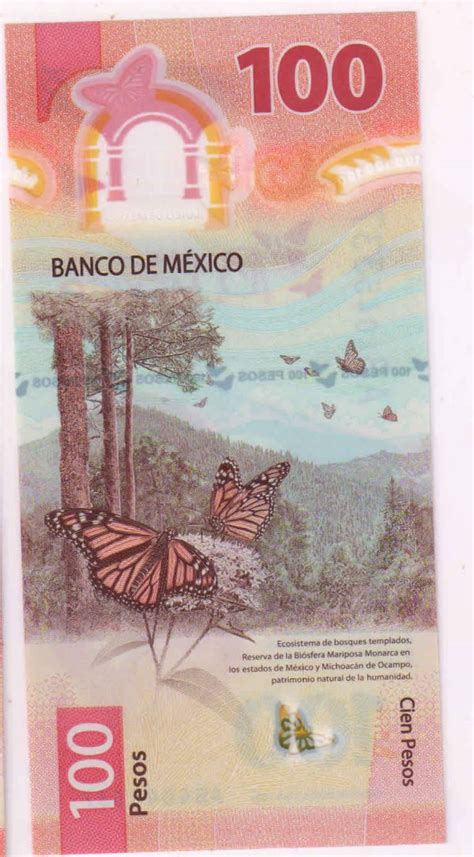 Mexico Pesos Polymer Unc Currency Note Kb Coins Currencies