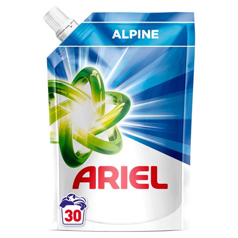 Lessive Liquide Alpine ARIEL la pochette de 1 5L à Prix Carrefour