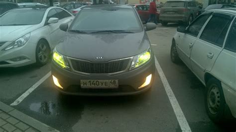 LEDы H4 — KIA Rio (3G), 1,6 л, 2012 года | электроника | DRIVE2