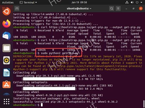 Linux Command Line Python Install Pip