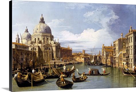 The Entrance To The Grand Canal By Canaletto | Great Big Canvas