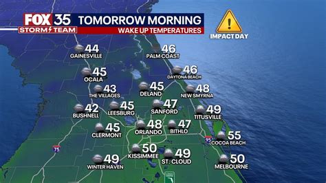 Orlando Weather Forecast Cold Front To Drop Florida Temperatures Into