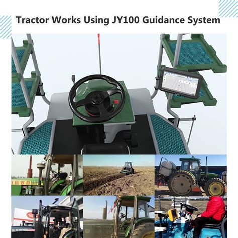 JY100 Tractor GPS Guidance System 30cm Accuracy High Precision Farming