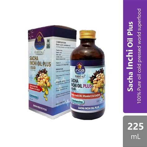 Inca Sacha Inchi Oil Plus Ml Alpro Pharmacy