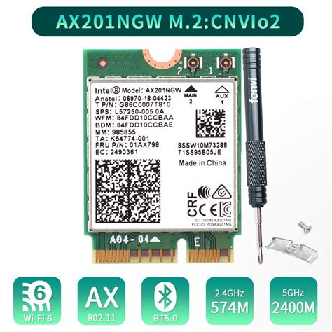 Card WIFI Intel AX200 AX201 AC7260 AC 7265 AC8260 AC9260 Khe M2