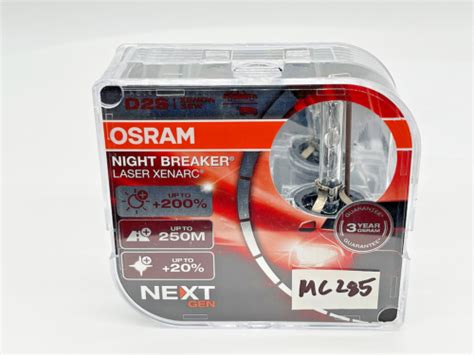 Osram D2S Night Breaker Laser NEXT GEN HID Bulbs 66240XNN MC285