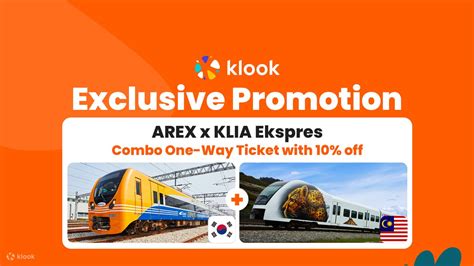 AREX X KLIA Ekspres Airport Express Train Ticket Klook