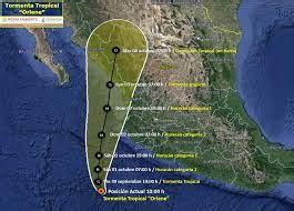 Evoluciona Orlene a huracán ocasionará intensas lluvias en región