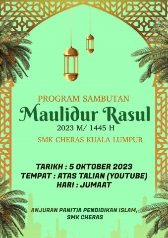 Buku Program Sambutan Maulidur Rasul H Tahun Smk Cheras Kl