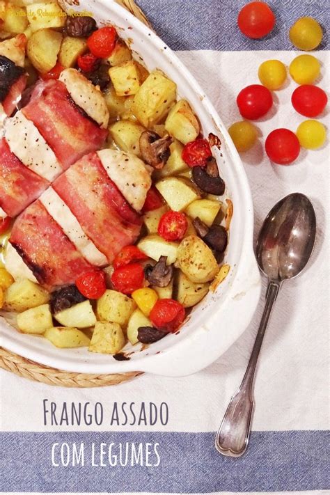 Ponto de Rebuçado Receitas Peito de Frango assado legumes