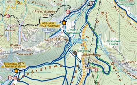 Zimowe Tatry Polskie Mapa Turystyczna