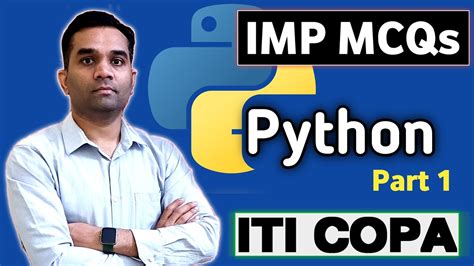 ITI Copa PYTHON MCQs Part 1 YouTube