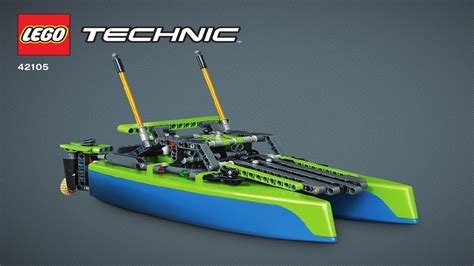 LEGO Instructions Technic 42105 Race Power Boat YouTube