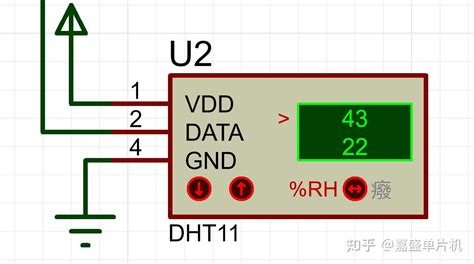 基于51单片机的dht11温湿度控制系统仿真设计 Proteus仿真程序原理图报告讲解视频） 知乎