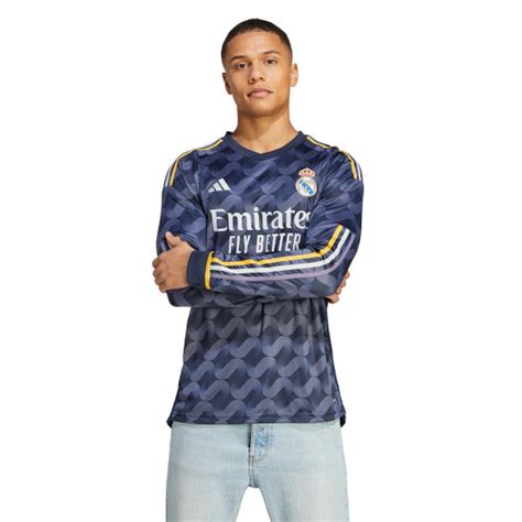 Jersey Adidas Manga Larga Real Madrid Cf Segunda Equipaci N