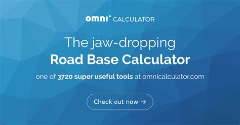 Road Base Calculator