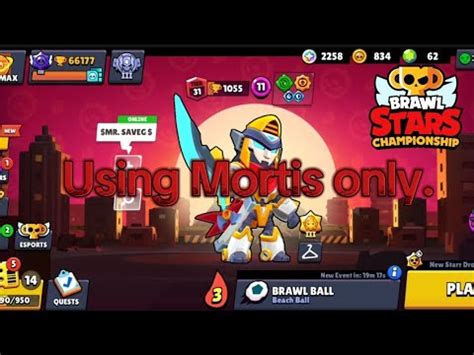 Brawl Stars Championship Challenge With Randoms Using Mortis Only