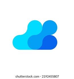 Cloud Technology Logo Design Template Stock Vector Royalty Free