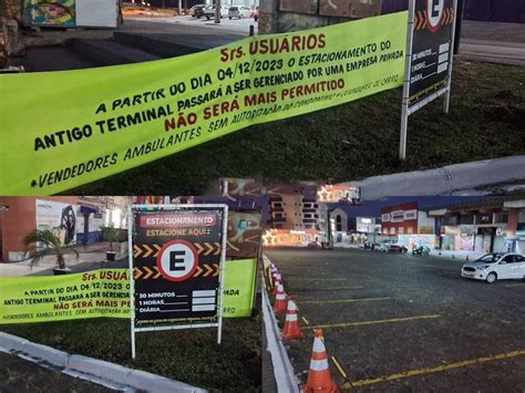 Estacionamento do antigo terminal de ônibus em FRG se torna Privado