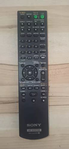 Controle Remoto Original Sony Muteki Rm Aau Leia Descri Mercadolivre