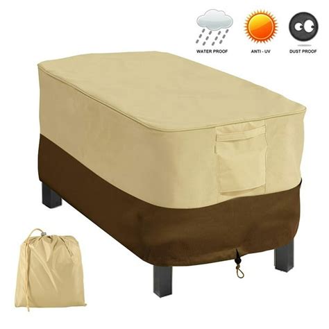 420D Rectangular Patio Table Cover Outdoor Heavy Duty Waterproof Cover ...