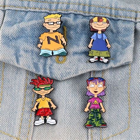 Rocket Power Characters Nickelodeon Regina Rocket Enamel Pins 346 | Enamel pins, Pins on denim ...