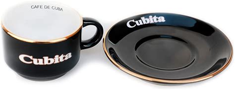 CUBITA "EXPRESSO" COFFEE CUP w/saucers (6 Cups) ⋆ Buy authentic Cuban ...