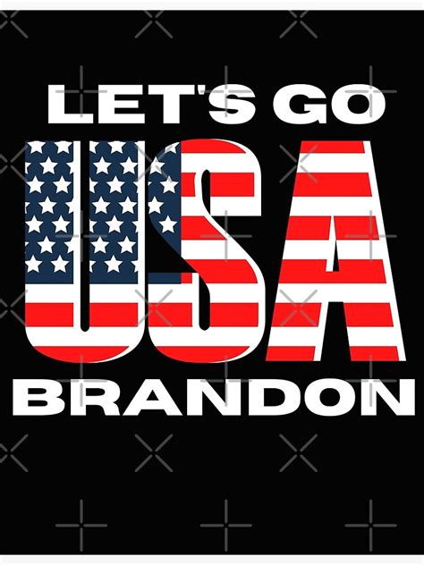 "Let's go brandon chant" Poster for Sale by erozzz | Redbubble