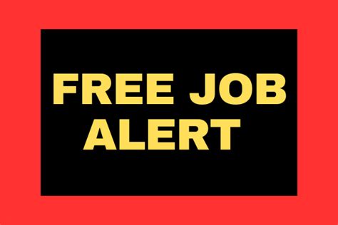 Free Job Alert Big Update On Government Jobs