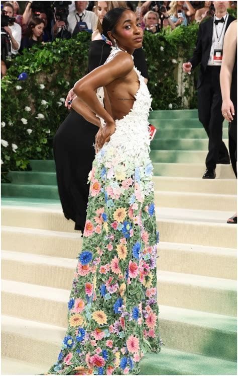 Ayo Edebiri Blooms In Loewe At The Met Gala