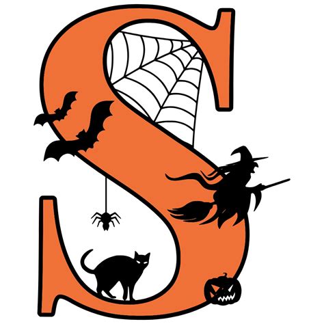Printable Halloween Letter S Halloween Letters Halloween Fonts