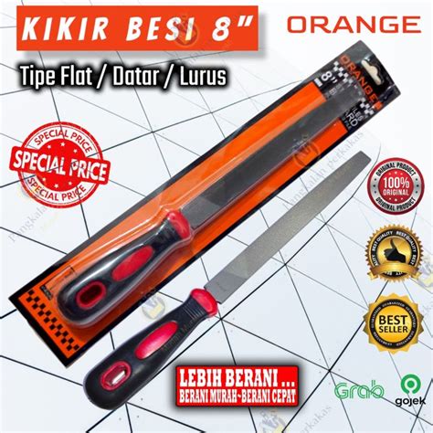 KIKIR BESI DATAR KIKIR LURUS KIKIR FLAT 8 INCI Lazada Indonesia