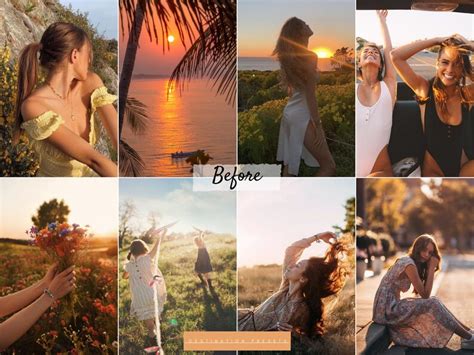 22 Sunset Presets Lightroom Mobile And Desktop Warm Presets Etsy