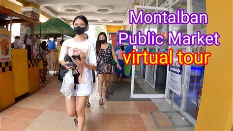 Enjoying Public Market Walk Tour Real Life Montalban Rizal Philippines Youtube