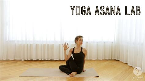 Yoga Asana Lab Twists Seated Spinal Twist Lord Of The Fishes Pose