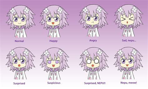 Hyperdimension Neptunia Neptune Expressions By Gaming123456 On Deviantart