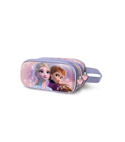 FROZEN 2 MULTICOLOR ESTUCHE PORTATODO DOBLE 3D FROZEN 2 WIND JUGUETES