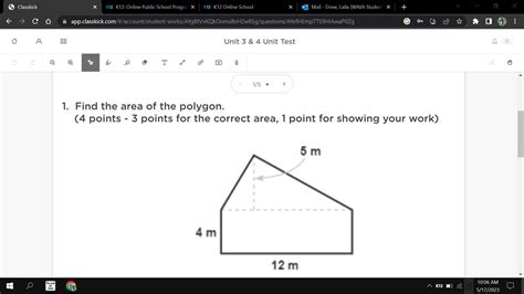 Free Please Help Asap Find The Area Of The Polygon Brainly