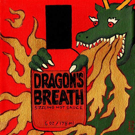 Dragon S Breath Hot Sauce Painting By Lana Cheng Fine Art America