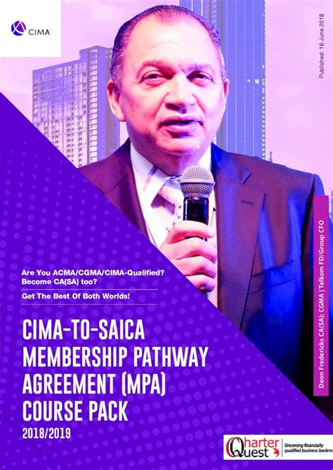 Pdf Cima To Saica Membership Pathway Cima To Saica Membership