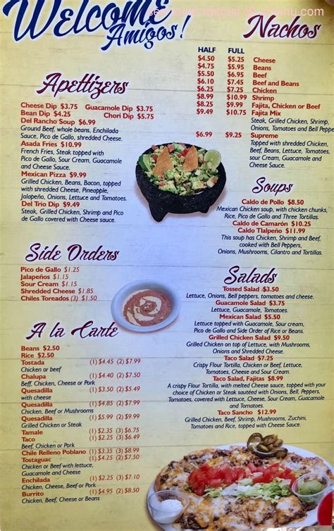 Online Menu of El Canelo Mexican Restaurant Restaurant, Sabetha, Kansas, 66534 - Zmenu