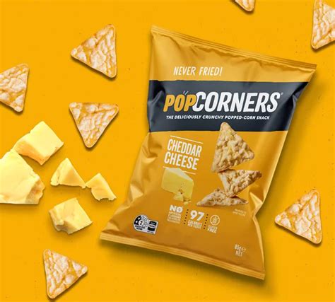 Cheddar Cheese Popped Corn Chips Popcorners