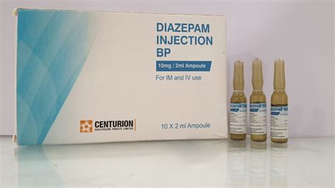 Liquid Allopathic Diazepam Injection Bp 10mg 2ml Packaging Size 10