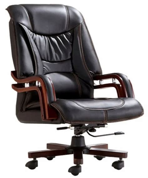 Leatherette High Back Boss Revolving Chair Fixed Arm At Rs In