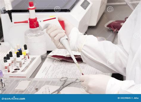 Laboratory Blood Bank Stock Image Image Of Injection 33239845