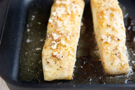 Garlic Butter Baked Halibut The Roasted Root